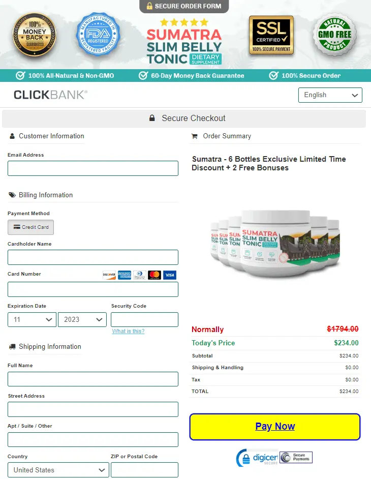 Slim-Belly-Tonic-Checkout-Page